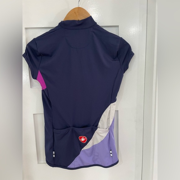 CASTELLI women’s small cap sleeve cycling jersey 🚲💙💜 - Picture 2 of 5